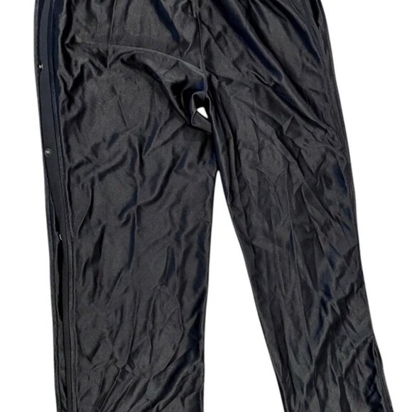 Adidas Vintage Snap Pants Men’s XL Black Track Athletic Tearaway 3 Stripe - Picture 5 of 8